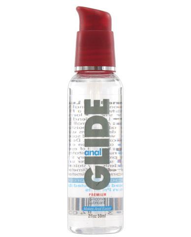 Anal glide silicone lubricant 2 oz pump bottle