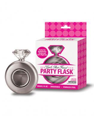 Girls best friend diamond flask - 5 oz