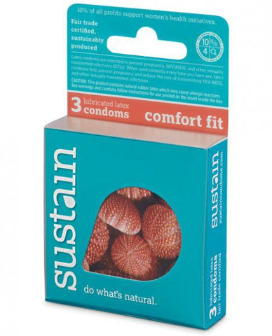 Sustain Condoms Comfort Fit Pack Of 3