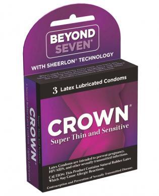 Crown Latex Condoms 3 Pack
