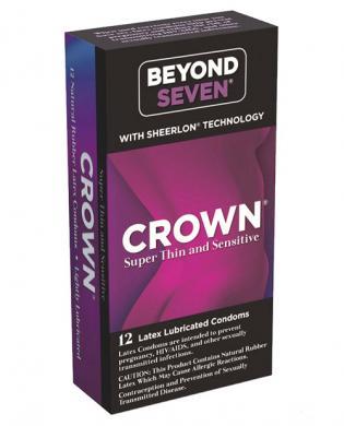 Crown lubricated condoms - box of 12