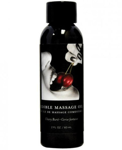 Earthly Body Edible Massage Oil Cherry 2oz