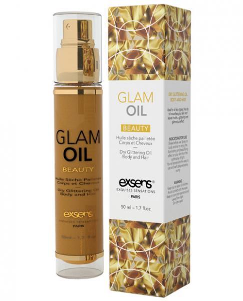 Exsens Of Paris Beauty Glam Oil With Glitter 1.7oz