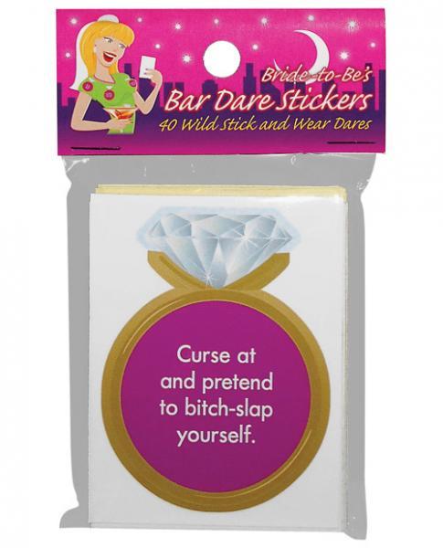 Bride To Be's Bar Dare Stickers