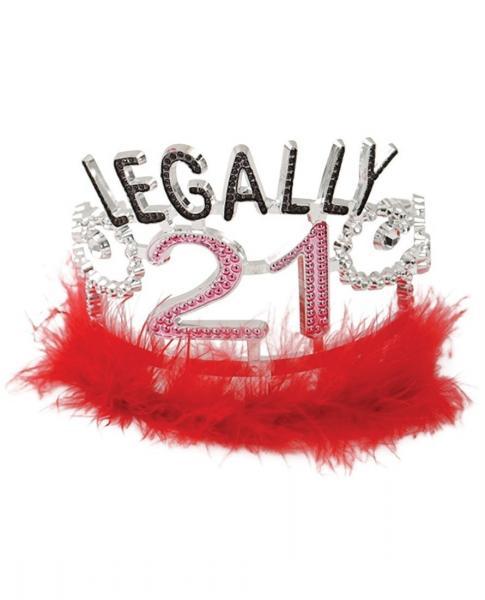 Legally 21 tiara w-marabou