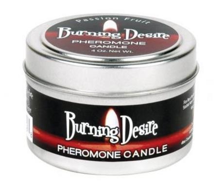 Burning Desire Pheromones Candle Passion Fruit 4oz