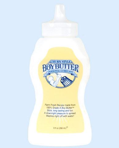 Boy butter churn style squeeze bottle - 9 oz