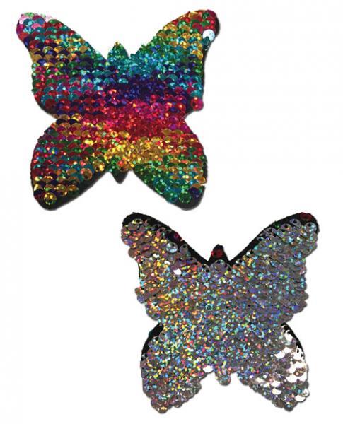 Pastease Color Changing Flip Sequins Butterfly Rainbow O-S