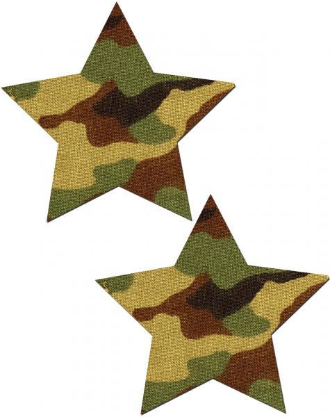 Pastease Camo Star Pasties O-S