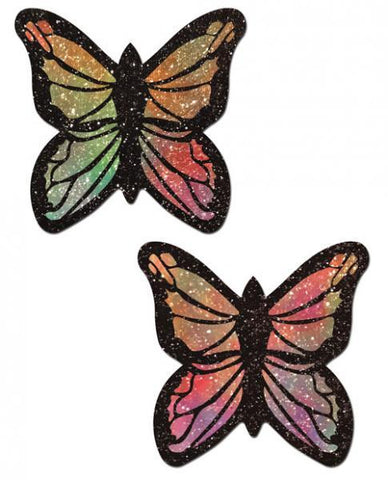 Pastease Rainbow Glitter Butterfly Pasties O-S