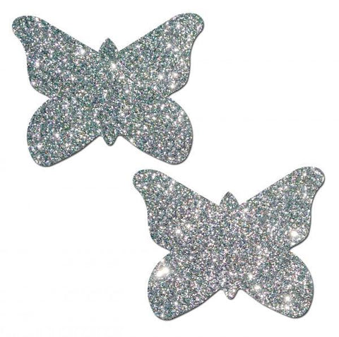Pastease Silver Glitter Butterfly O-S