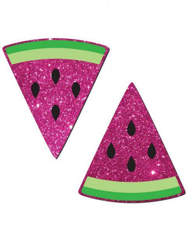 Hot Pink Glittering Watermelon Slices Pasties