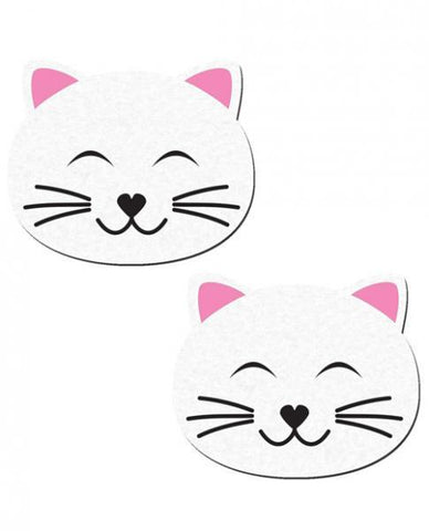 Kitty Cat White Cat Pasties O-S