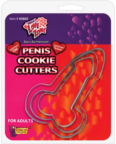 Penis cookie cutters - pack of 3