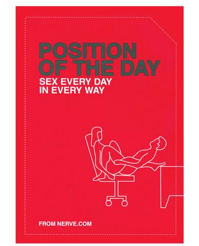 Book, position of the day sex every day in every way