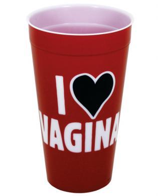 I love vagina drinking cup