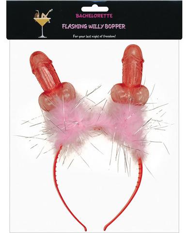 Flashing willy head boppers