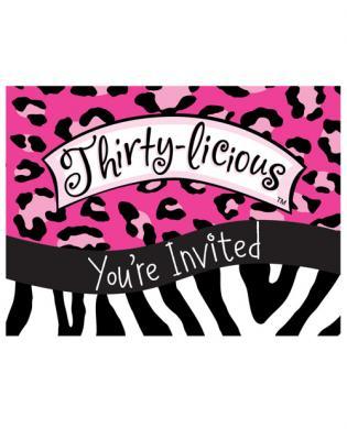 Thirty-licious invitation