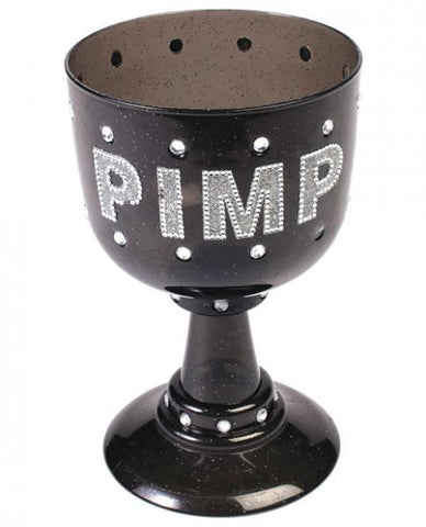 Jumbo Plastic Pimp Goblet Black