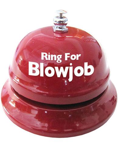 Ring for blow job table bell