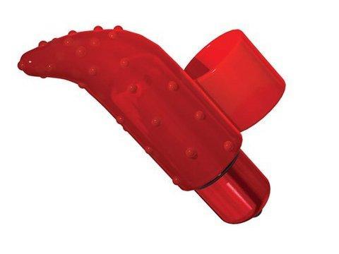 Frisky Finger Unisex Stimulator - Red