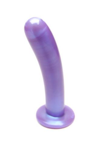 Silk Large Silicone Dildo 7 Inch - Purple Haze