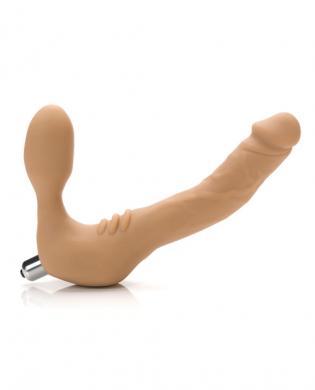 Realdoe Slim Silicone Vibrator - Beige