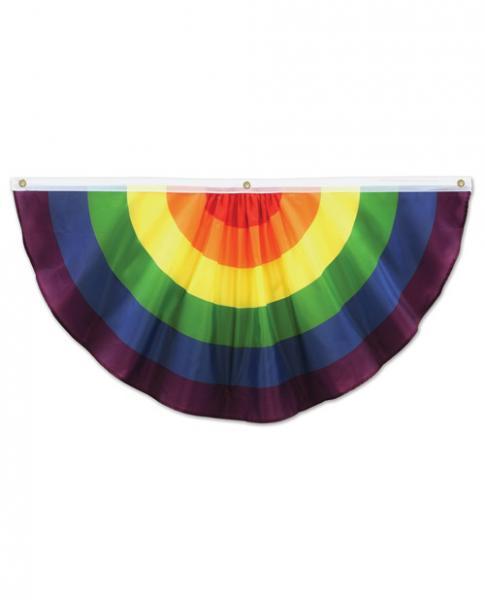 Rainbow Fabric Bunting 4 feet wide