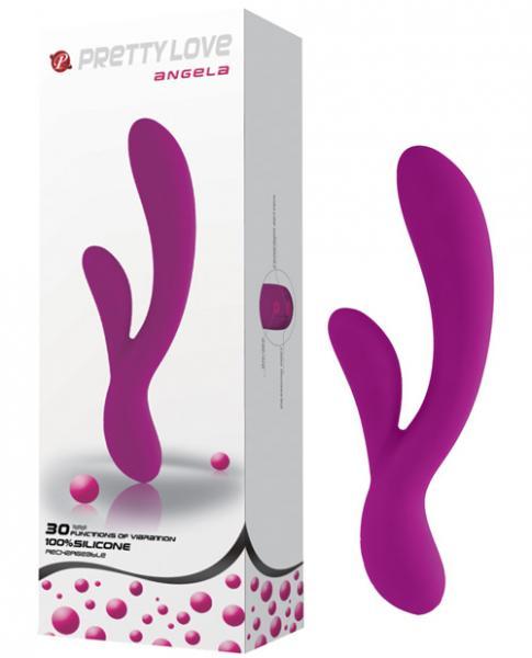 Pretty Love Angela Rechargeable 30 Function Purple Vibrator