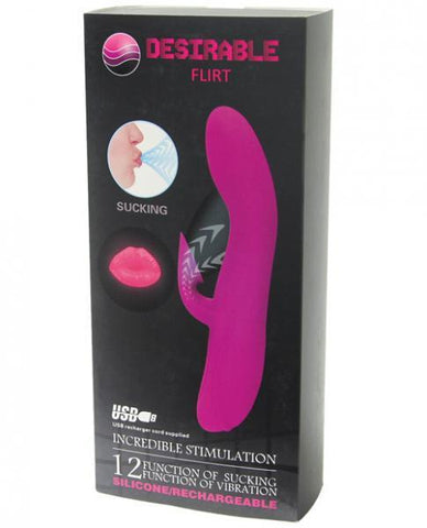 Desirable Flirt Sucking Rabbit Vibrator 12 Functions