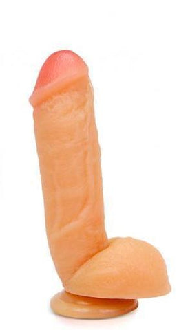 Trigger Dildo with Suction Cup Beige