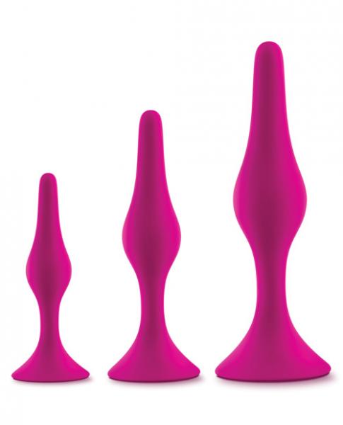 Luxe Beginner Plug Anal Trainer Kit Pink