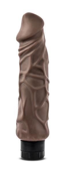 X5 Realistic Hard On 9 inches Vibrating Dildo - Brown