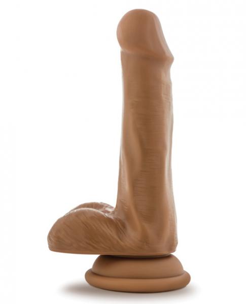 Silicone Willy's 6 inches Dildo with Balls & Suction Cup Tan