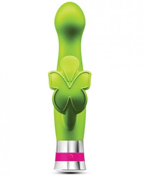 Aria Lotus Flutter Lime Green Vibrator