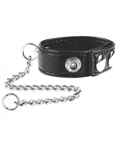 C & B Gear Snap Cock Ring with Leash 12 inches