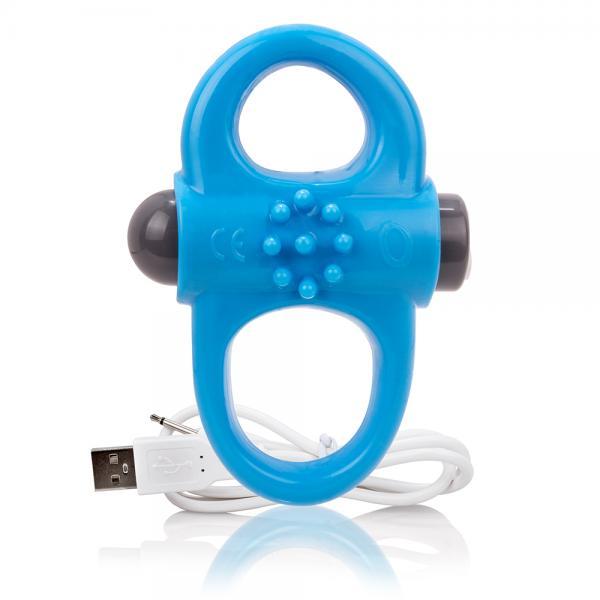 Screaming O Charged Yoga Vibrating Ring Blue