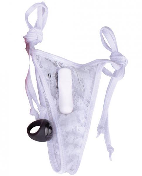 My Secret Remote Control Panty Vibe O-S White