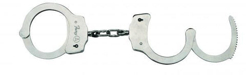 Nickel Coated Steel Dual Locking Handcuffs