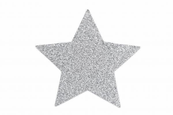 Flash Star Pasties Silver