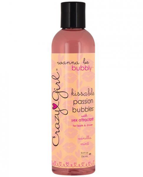 Crazy Girl Kissable Passion Bubbles Vanilla Mint 8oz