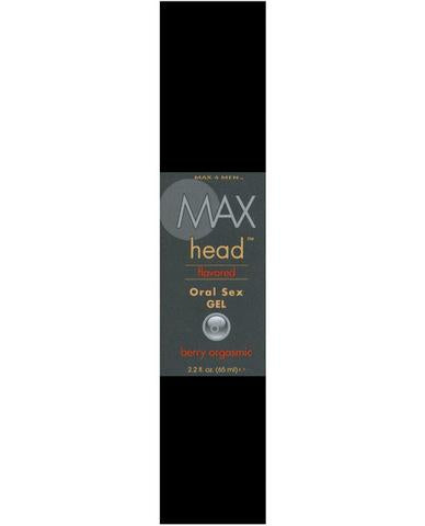 Max Head Flavored Oral Sex Gel   - Berry Orgasmic 2.2 oz