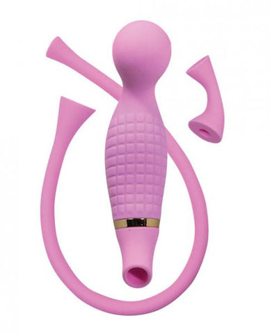 Dreamgirl Set Pink Clitoral Suction G-Spot Vibrator