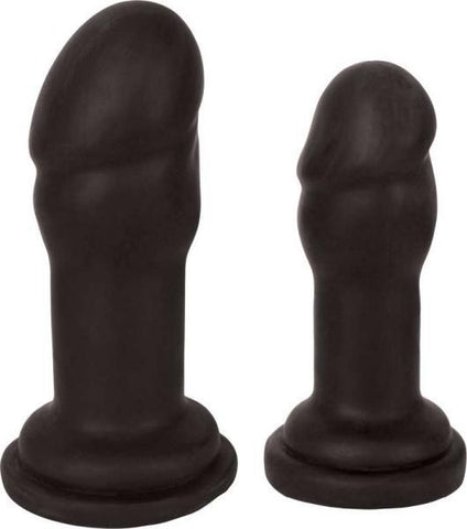 Jock Anal Plug Duo 2 Piece Set Midnight Black