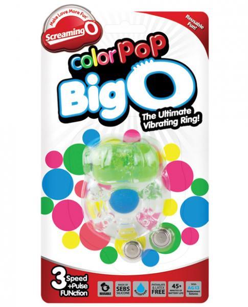 Color Pop Big O Green Ring