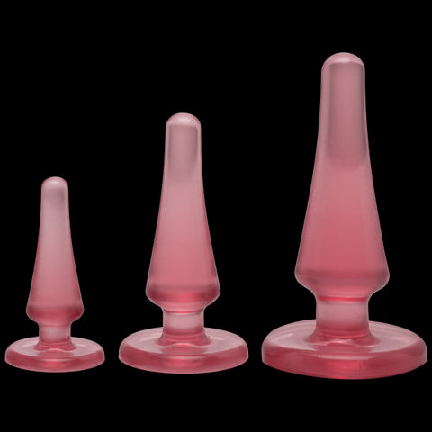 Crystal Jellies Anal Initiation Kit Pink