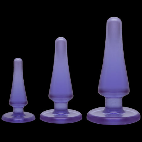 Crystal Jellies Anal Initiation Kit Purple