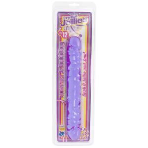 Jellies Jr 12" Double Dong - Purple