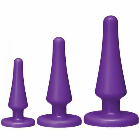 American POP! Launch Silicone Anal Trainer Set Purple
