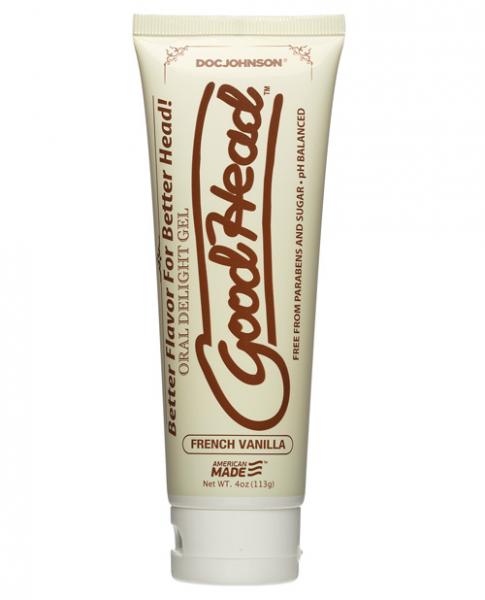 Goodhead Oral Gel French Vanilla 4oz Tube